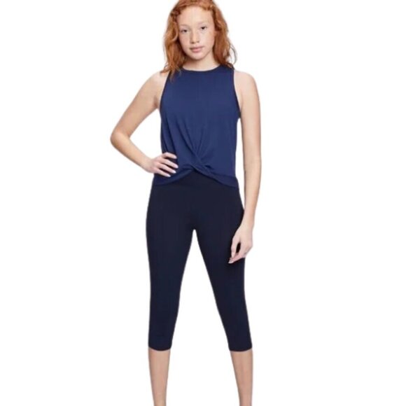GapFit PowerMove High Rise Crop Leggings - Picture 1 of 8